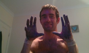 Colour gloves